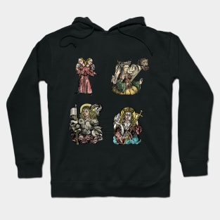 Medieval Saints and other characters Hoodie